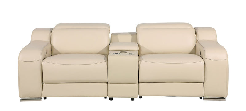 1116 - 7-Piece Modular Power Reclining Sofa, Loveseat & Chair Set In With 6 Power Recliners & Power Headrests