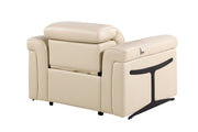 1126 - Top Grain Power Reclining Italian Leather Chair - R&R Furniture Gallery (Fountain Valley, CA)