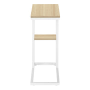 Accent Table, C - Shaped, Marble Look Contemporary & Modern Convenient Design - R&R Furniture Gallery (Fountain Valley, CA)
