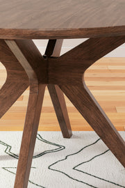 Lyncott - Round Dining Room Table - Brown - R&R Furniture Gallery (Fountain Valley, CA)
