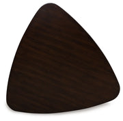 Mallenette - Triangle Dining Room Table - Merlot - R&R Furniture Gallery (Fountain Valley, CA)