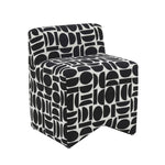 Pippa - Geometric Jacquard Weave Stool - R&R Furniture Gallery (Fountain Valley, CA)