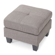 Upholstered Ottoman by Glory Furniture, casual and stylish ottomans ideal for modern living spaces with soft fabric and cushioned top.
