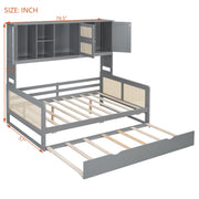 Daybed And All In One Cabinet And Shelf - R&R Furniture Gallery (Fountain Valley, CA)