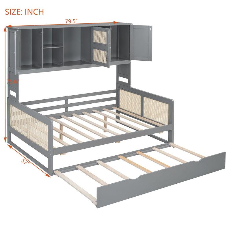 Daybed And All In One Cabinet And Shelf - R&R Furniture Gallery (Fountain Valley, CA)
