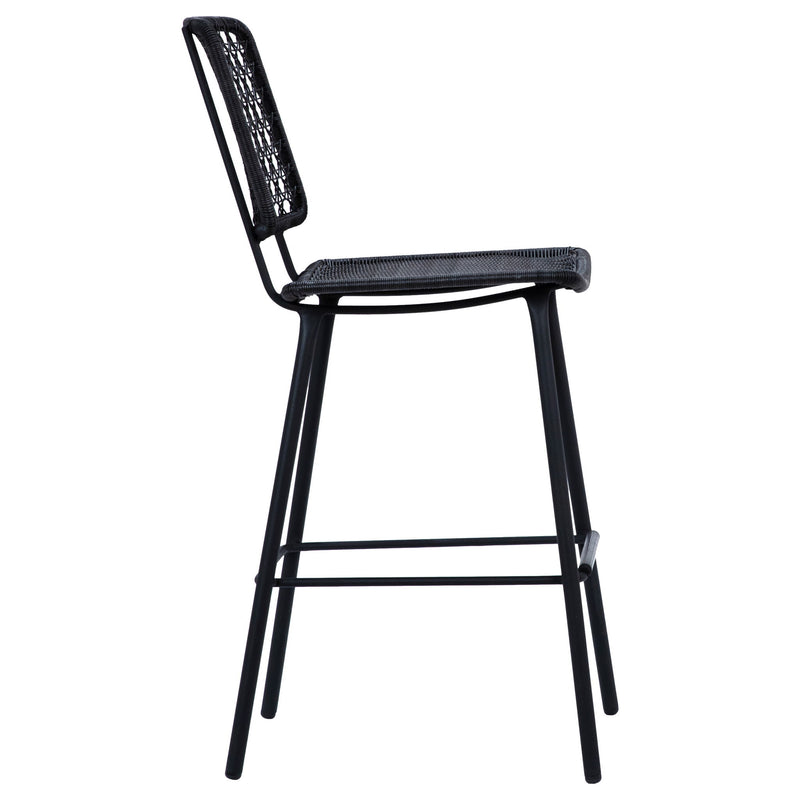 Manalo - Outdoor Counter Stool - Black And Black