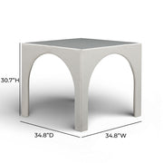 TOV Furniture Tomlin game table with sleek wooden surface and modern design, ideal for gaming and entertainment spaces.