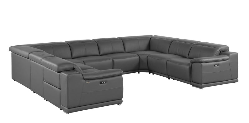 9762 - 8-Piece U-Shaped Sectional Sofa With 4 Power Recliners