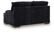 Whitmore Manor - Loveseat - Black Pearl - R&R Furniture Gallery (Fountain Valley, CA)