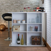 Kite - Bar Table - White High Gloss - R&R Furniture Gallery (Fountain Valley, CA)