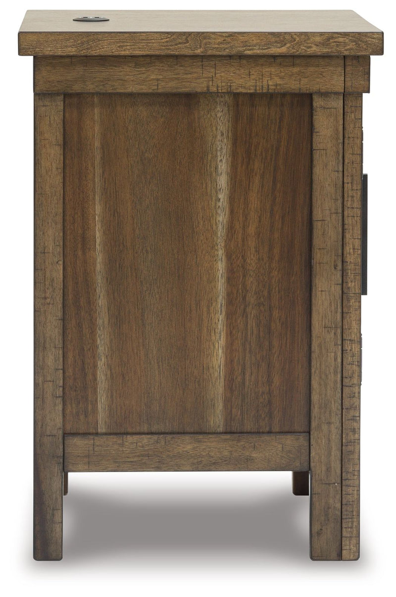 Moriville - Chair Side End Table - Grayish Brown - R&R Furniture Gallery (Fountain Valley, CA)