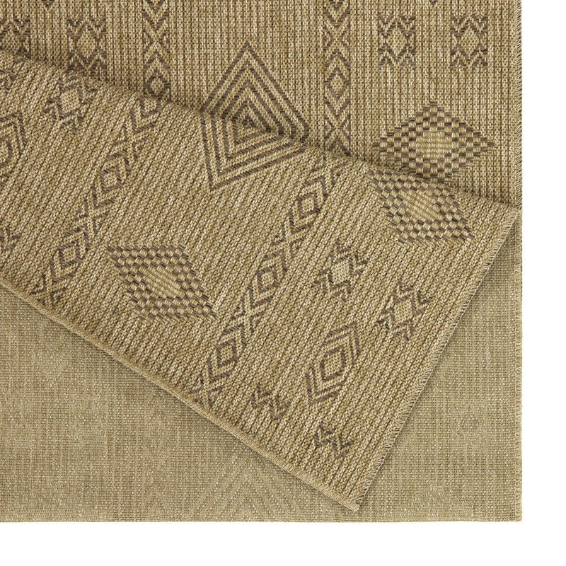 Earth - 5'3" X 7'3" Polypropylene Indoor, Outdoor Area Rug - Jute, Mocha - R&R Furniture Gallery (Fountain Valley, CA)