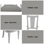 Katia - Arm Chair (Set of 2) - Light Gray Linen & Weathered White - R&R Furniture Gallery (Fountain Valley, CA)