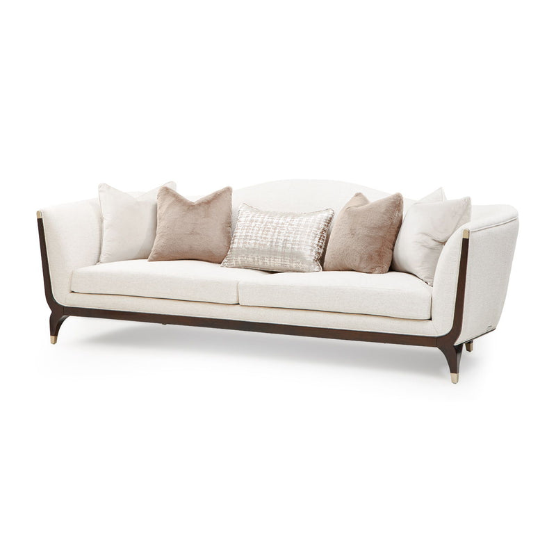 Paris Chic - Sofa - Cremini / Espresso - R&R Furniture Gallery (Fountain Valley, CA)