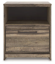 Elbrim - One Drawer Night Stand - Brown - R&R Furniture Gallery (Fountain Valley, CA)