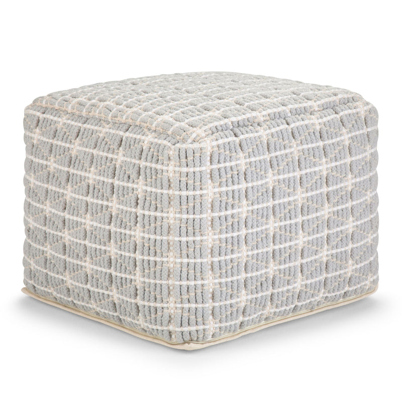 Noreen - Upholstered Square Pouf - R&R Furniture Gallery (Fountain Valley, CA)