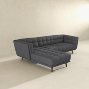 Addison - L Shape Sectional Sofa Tufted - R&R Furniture Gallery (Fountain Valley, CA)