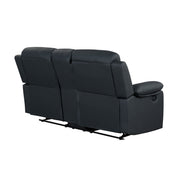 Blanche - Console Reclining Loveseat With LED Lights And Speakers - R&R Furniture Gallery (Fountain Valley, CA)
