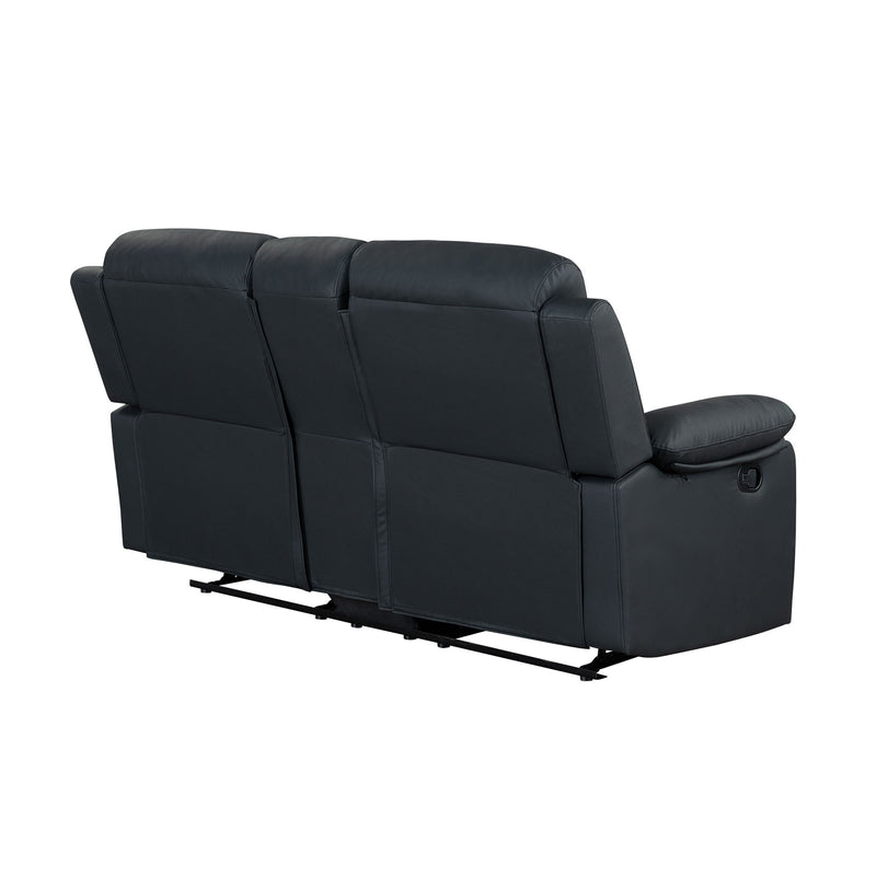 Blanche - Console Reclining Loveseat With LED Lights And Speakers - R&R Furniture Gallery (Fountain Valley, CA)