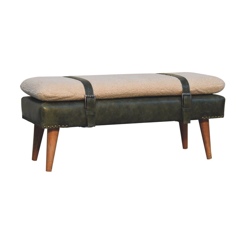Buffalo - Hide Bench - R&R Furniture Gallery (Fountain Valley, CA)