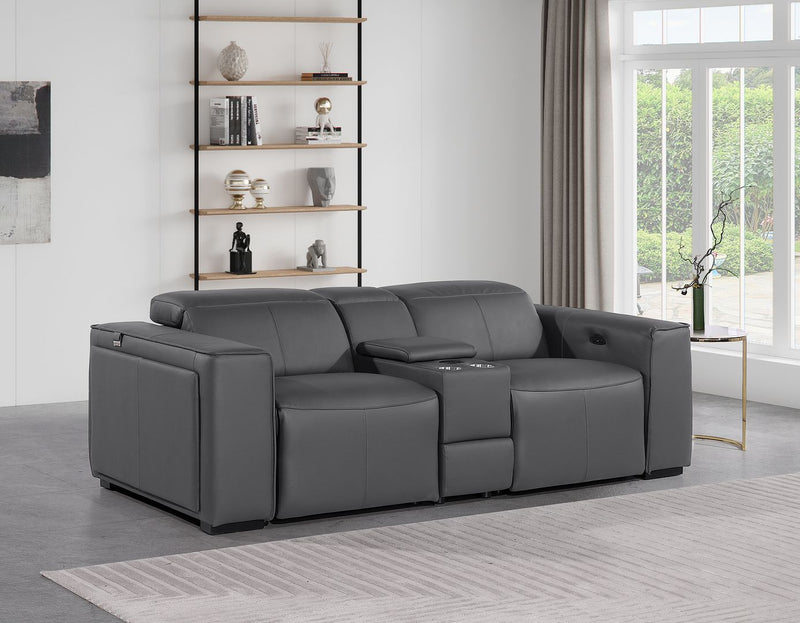 1224 - 3-Piece Modular Power Reclining Loveseat In With 2 Power Recliners & Power Headrests - R&R Furniture Gallery (Fountain Valley, CA)