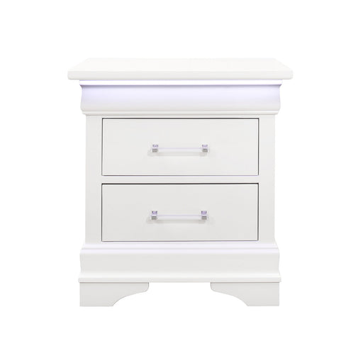 Charlston - Nightstand With LED - R&R Furniture Gallery (Fountain Valley, CA)