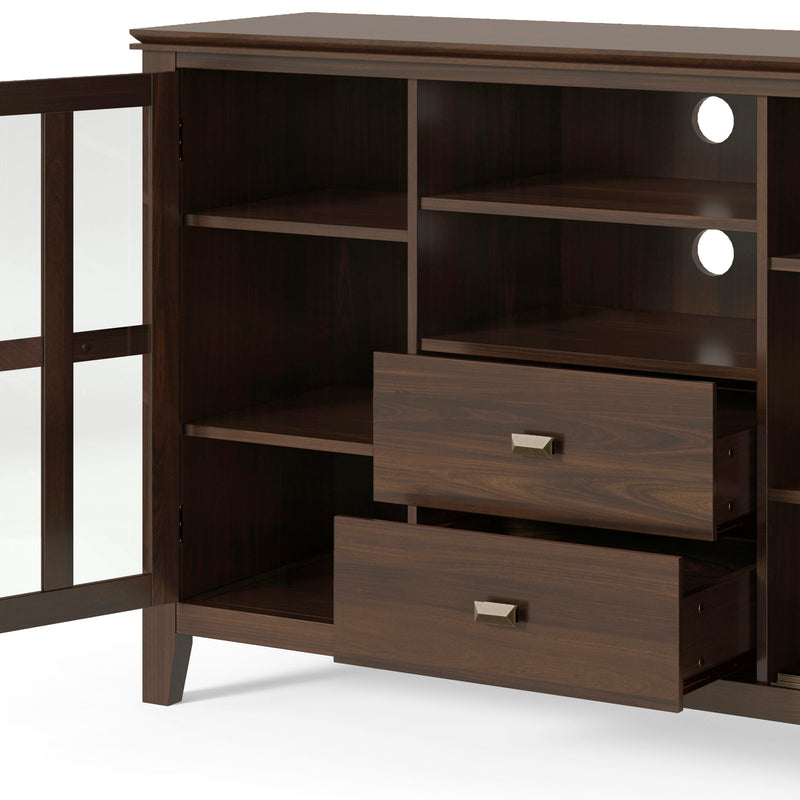 Artisan - Handcrafted Tall TV Media Stand - R&R Furniture Gallery (Fountain Valley, CA)