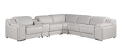 1116 - Power Reclining Italian Leather Sectional - R&R Furniture Gallery (Fountain Valley, CA)
