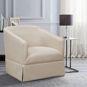 Earl - Skirted Swivel Chair - R&R Furniture Gallery (Fountain Valley, CA)