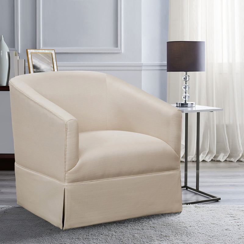 Earl - Skirted Swivel Chair - R&R Furniture Gallery (Fountain Valley, CA)