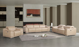 2679 - Power Reclining Sofa, Console Loveseat & Chair Set In Genuine Leather (6 Recliners) - R&R Furniture Gallery (Fountain Valley, CA)