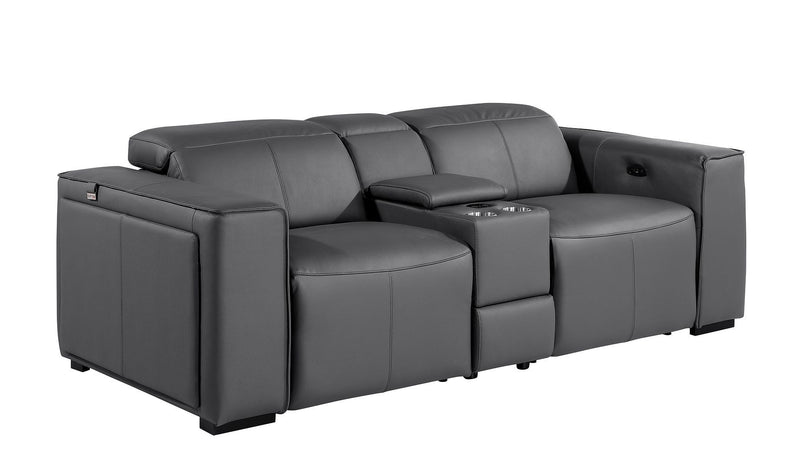 1224 - 6-Piece Modular Power Reclining Sofa, Loveseat & Chair Set In With 6 Power Recliners & Power Headrests