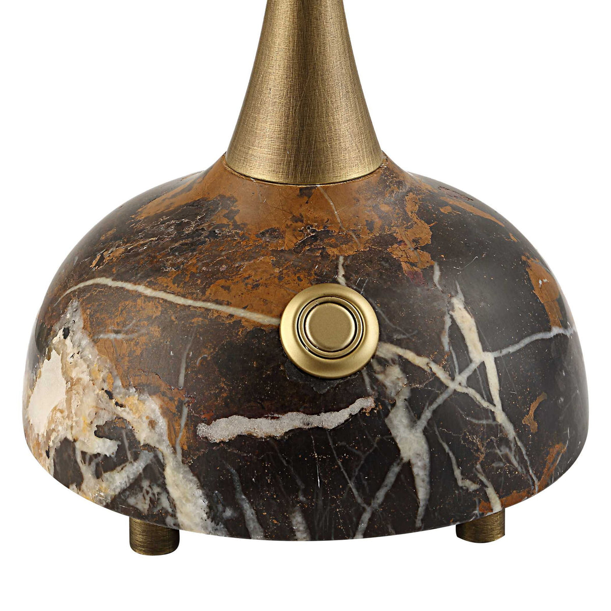 Hard Hat - Rechargeable Mini Lamp - Brass / Brown