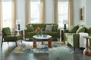 Signature Design by Ashley Bixler living room set featuring stationary sofas and loveseats with plush upholstery and modern design