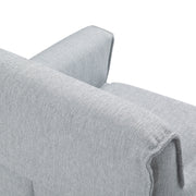 Simpli-Home Warren accent chair with hairpin metal legs and plush upholstery, modern and stylish for living room decor.