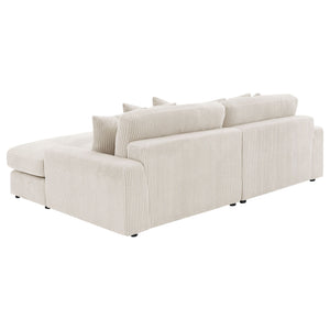Upton - Reversible Sectional Sofa With Oversized Chaise - Sand