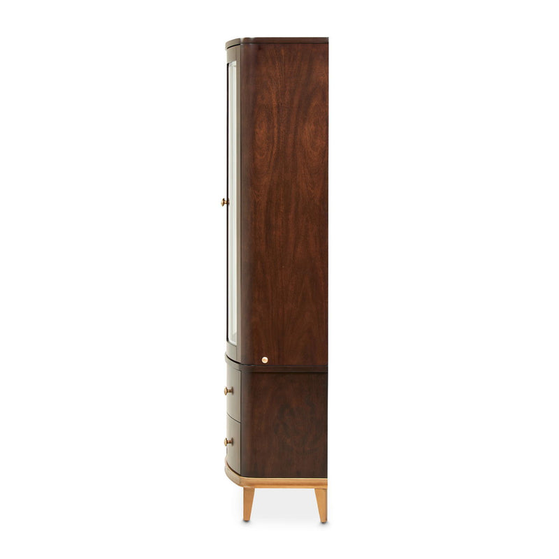 Camellia Field - Display Cabinet - Dark Brown - R&R Furniture Gallery (Fountain Valley, CA)