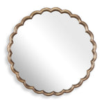 Cerrito - Round Mirror - Antique Brass