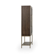 Freemont - Solid Wood Tall Cabinet - Kona Brown - R&R Furniture Gallery (Fountain Valley, CA)