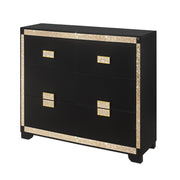 Lively - Dresser With Glitter Detail And Thick Bar Handle Hardware - Black - R&R Furniture Gallery (Fountain Valley, CA)