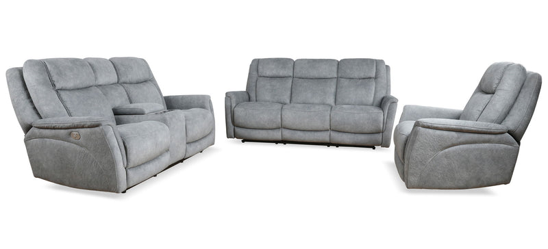 Linus - Power Reclining Sofa Set - R&R Furniture Gallery (Fountain Valley, CA)