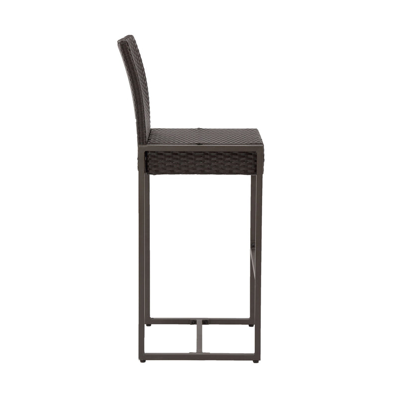 Outdoor Barstool With Hand Crafted Details (Set of 2) - R&R Furniture Gallery (Fountain Valley, CA)
