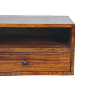 Lunar - 2 Drawer Wall Mounted Media Unit - Brown - R&R Furniture Gallery (Fountain Valley, CA)