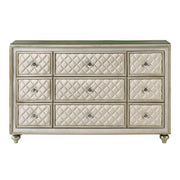 Lucienne - Dresser - Beige Velvet - R&R Furniture Gallery (Fountain Valley, CA)