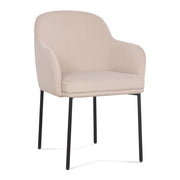 Pair of Sydney armchairs by TOV Furniture, modern lounge chairs with plush upholstery and sleek design, set of two.