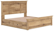Makidern - Panel Storage Bed With Under Bed Storage Unit - R&R Furniture Gallery (Fountain Valley, CA)