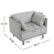 Vintage Modern Aesthetic Appeal Lounge Chair - R&R Furniture Gallery (Fountain Valley, CA)