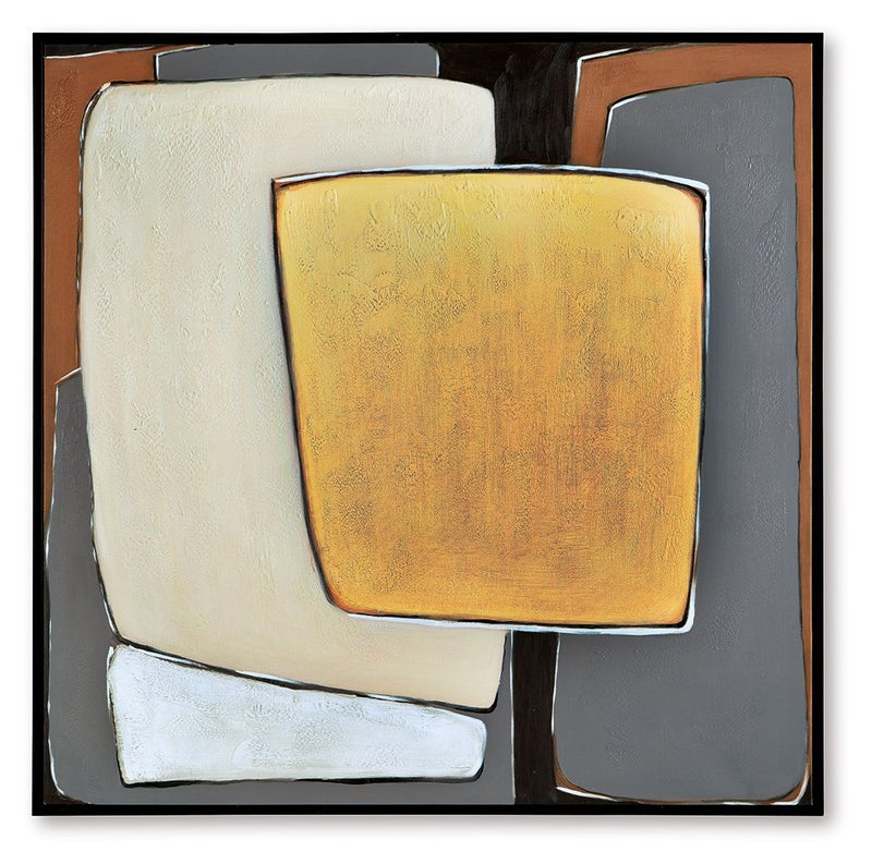 Actman - Wall Art - Cream / Brown / Gray - R&R Furniture Gallery (Fountain Valley, CA)