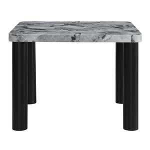 Square Frame Dining Table - Gray