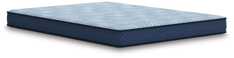 Sierra Sleep® by Ashley Peak 2.0 Bonnell hybrid mattress showing plush top and supportive edge, ideal for comfortable sleep.